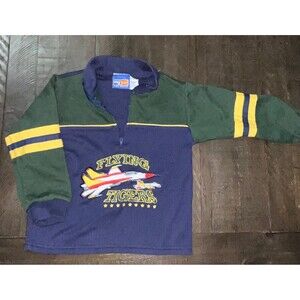 Vintage My Pal long sleeve collared polo shirt 90s airplane size 4t